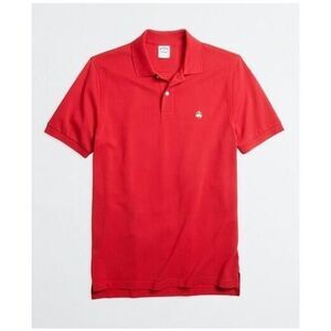 Brooks Brothers Mens Slim Fit Polo Shirt Golden Fleece Logo Performance Mesh New